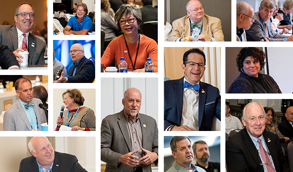 Candid photos of the FY22 NCARB Board of Directors members. 